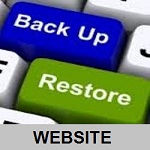 backup restore WEBSITE