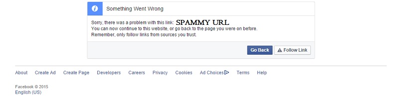 Facebook spam remove